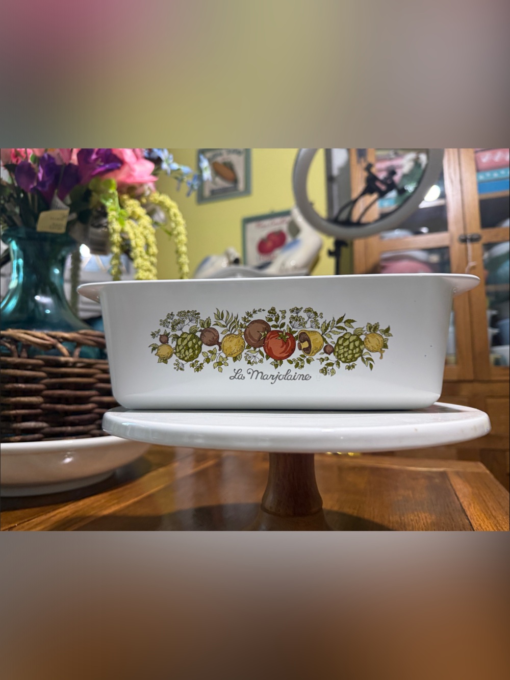 Corningware rare spice of life bread loaf pan p-315-B